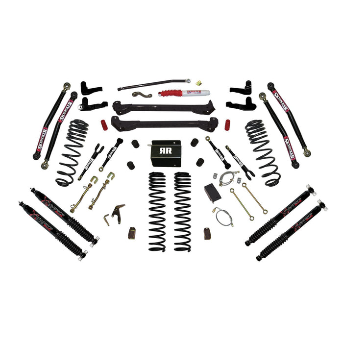 Skyjacker TJ60RR2LTK-B 6in. Dual Rate Long Travel Coils Long Arm Lift TJ/LJ Upper/Lower Link - Truck Part Superstore