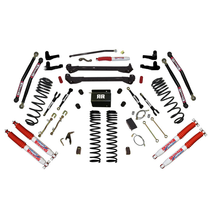 Skyjacker TJ60RR2LTK-N 6in. Dual Rate Long Travel Coils Long Arm Lift TJ/LJ Upper/Lower Link - Truck Part Superstore