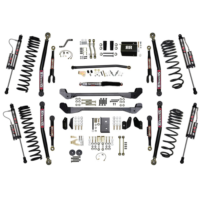 Skyjacker TJ60RR2LTK-X 6 Inch Suspension Lift System With ADX 2.0 Remote Reservoir Shocks with Flex Links 97-06 Jeep Wrangler TJ Skyjacker - Truck Part Superstore