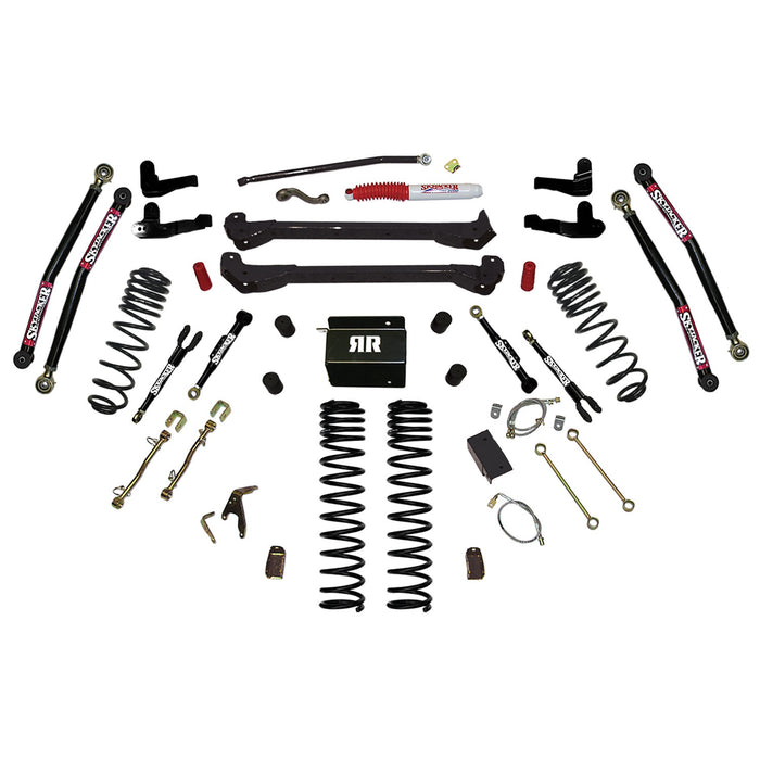 Skyjacker TJ60RR2LTK 6in. Dual Rate Long Travel Coils Long Arm Lift TJ/LJ Upper/Lower Link - Truck Part Superstore