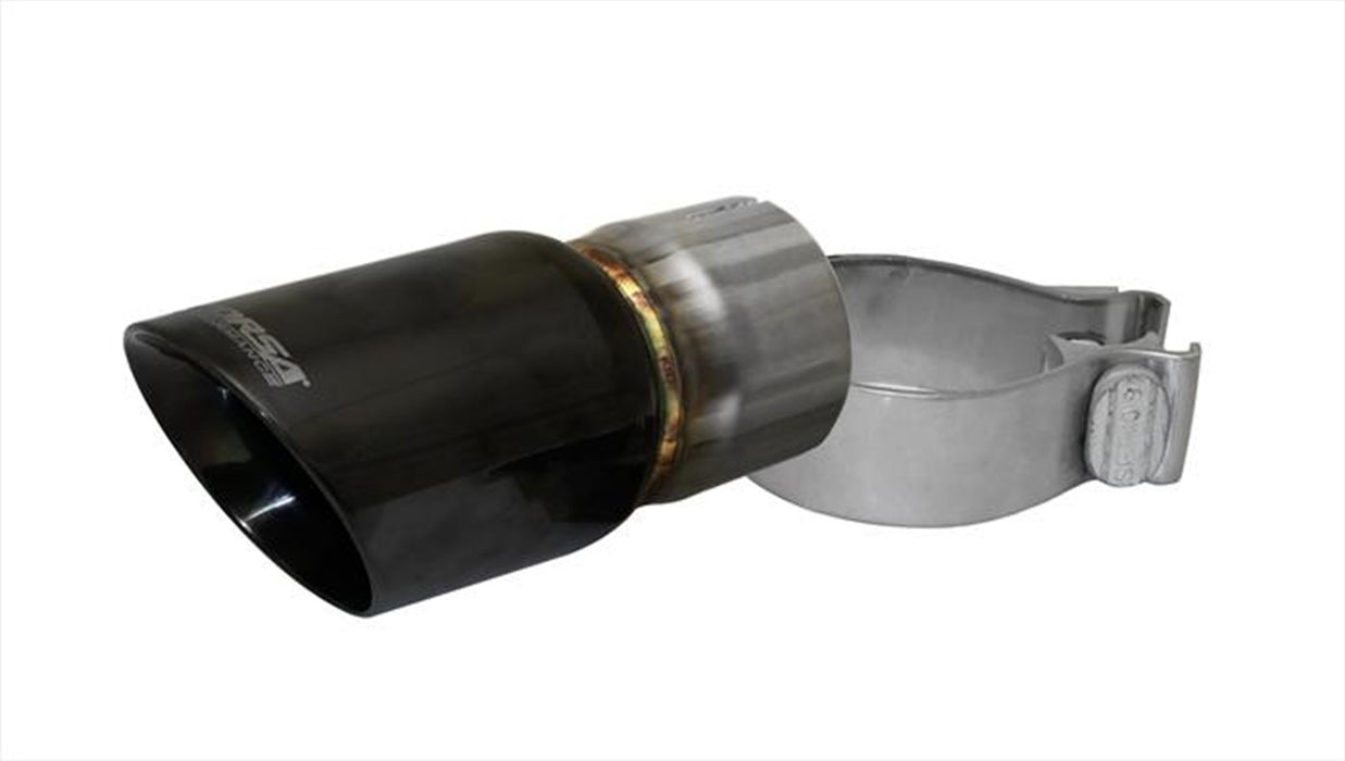 Corsa Performance TK001BLK Single 3.0 Inch Black Pro-Series Tip (Clamp Included) 2.5 Inch Inlet Universal Stainless Steel Corsa Performance - Truck Part Superstore