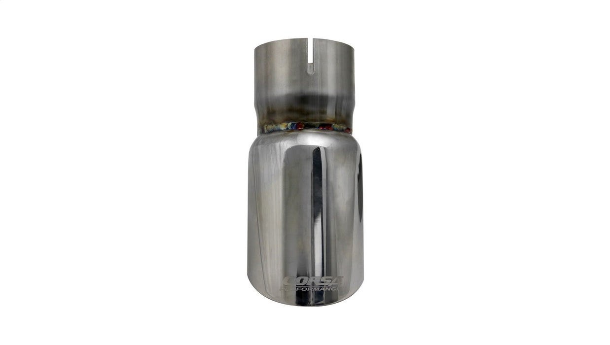 Corsa Performance TK001 Single 3.0 Inch Polished Pro-Series Tip (Clamp Included) 2.5 Inch Inlet Universal Stainless Steel Corsa Performance - Truck Part Superstore
