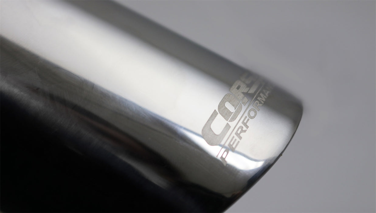 Corsa Performance TK001 Single 3.0 Inch Polished Pro-Series Tip (Clamp Included) 2.5 Inch Inlet Universal Stainless Steel Corsa Performance - Truck Part Superstore