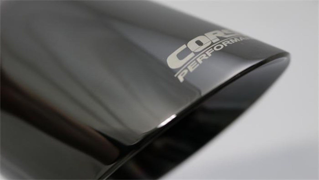 Corsa Performance TK002BLK Single 3.5 Inch Black Pro-Series Tip (Clamp Included) 2.5 Inch Inlet Universal Stainless Steel Corsa Performance - Truck Part Superstore