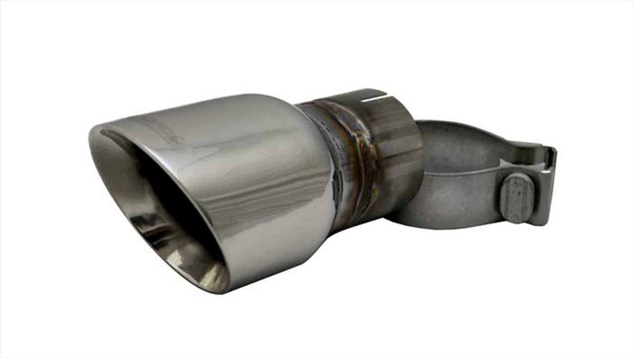 Corsa Performance TK002 Single 3.5 Inch Polished Pro-Series Tip (Clamp Included) 2.5 Inch Inlet Universal Stainless Steel Corsa Performance - Truck Part Superstore