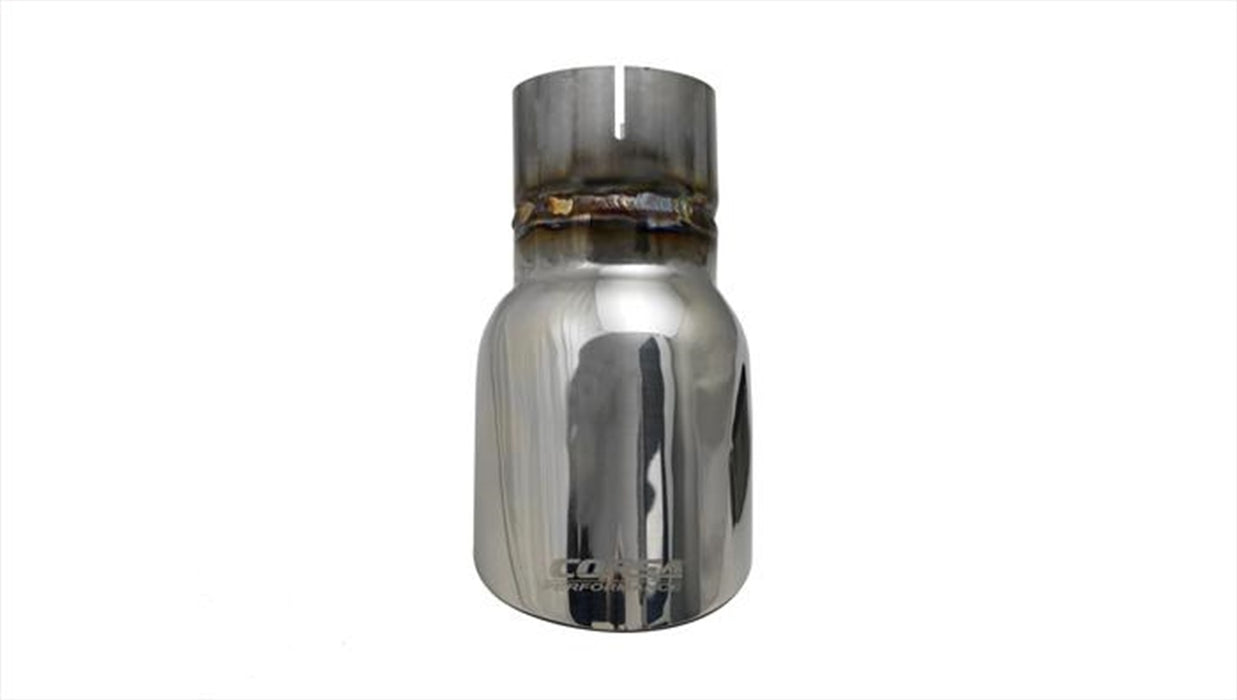 Corsa Performance TK002 Single 3.5 Inch Polished Pro-Series Tip (Clamp Included) 2.5 Inch Inlet Universal Stainless Steel Corsa Performance - Truck Part Superstore
