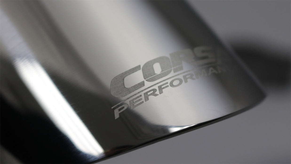 Corsa Performance TK002 Single 3.5 Inch Polished Pro-Series Tip (Clamp Included) 2.5 Inch Inlet Universal Stainless Steel Corsa Performance - Truck Part Superstore