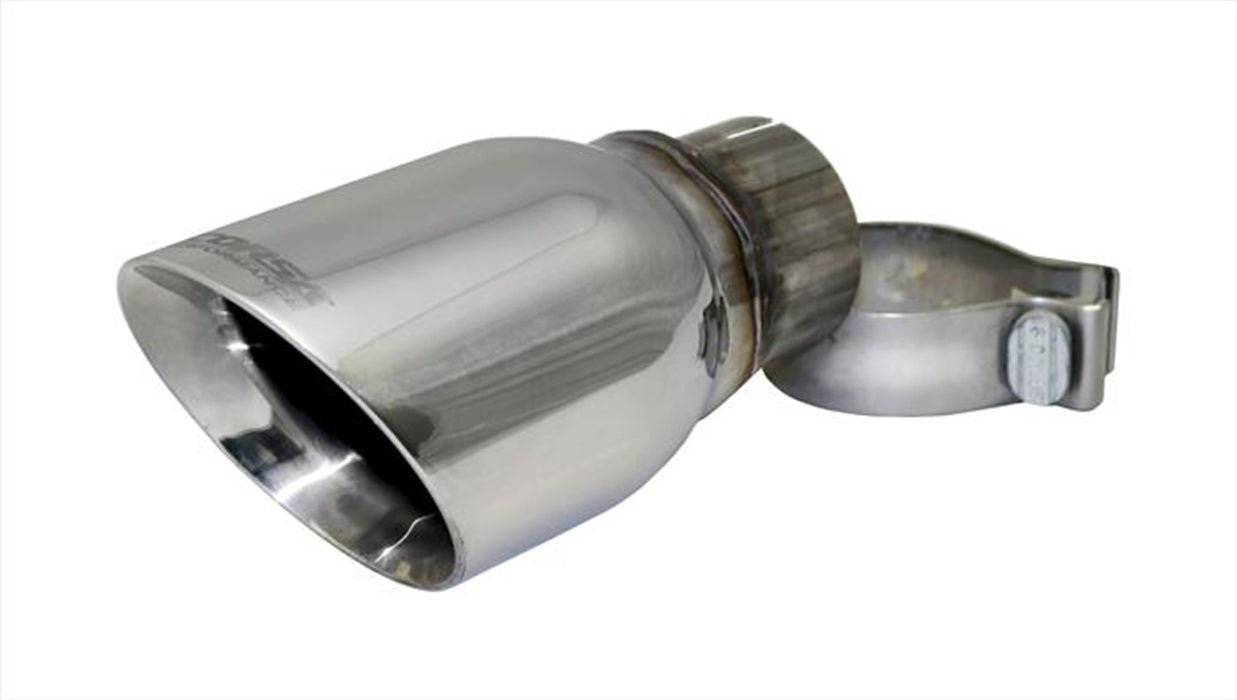 Corsa Performance TK004 Single 4.0 Inch Polished Pro-Series Tip (Clamp Included) 2.5 Inch Inlet Universal Stainless Steel Corsa Performance - Truck Part Superstore