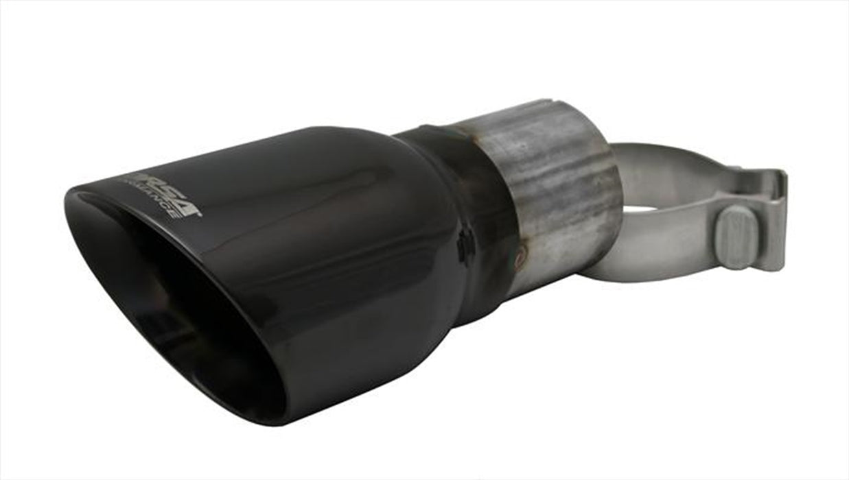 Corsa Performance TK005BLK Single 4.0 Inch Black Pro-Series Tip (Clamp Included) 2.75 Inch Inlet Universal Stainless Steel Corsa Performance - Truck Part Superstore