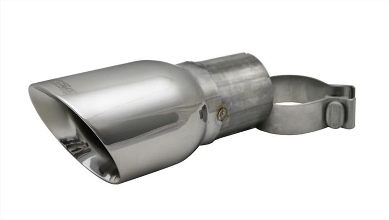 Corsa Performance TK005 Single 4.0 Inch Polished Pro-Series Tip (Clamp Included) 2.75 Inch Inlet Universal Stainless Steel Corsa Performance - Truck Part Superstore