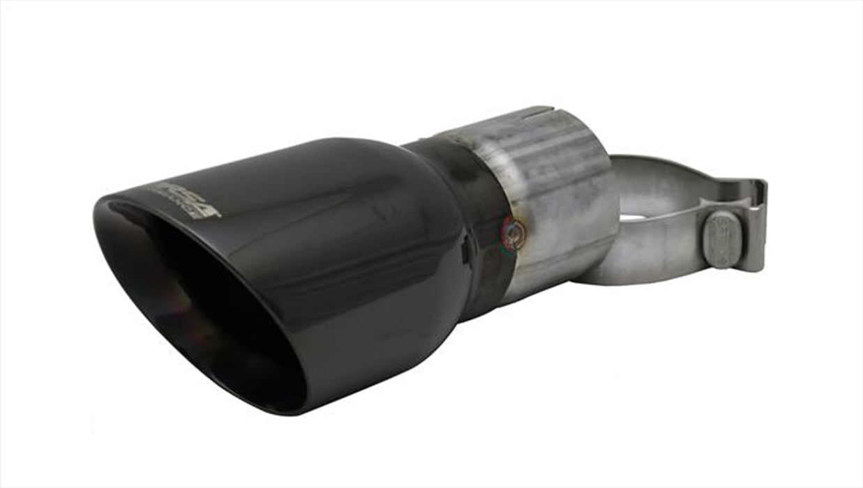 Corsa Performance TK006BLK Single 4.0 Inch Black Pro-Series Tip (Clamp Included) 3.0 Inch Inlet Universal Stainless Steel Corsa Performance - Truck Part Superstore