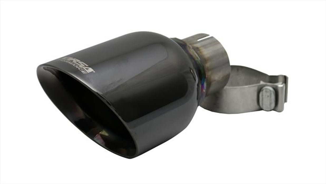 Corsa Performance TK007BLK Single 4.5 Inch Black Pro-Series Tip (Clamp Included) 2.5 Inch Inlet Fits 11-Present Dodge Durango, 5.7L V8 (2 Required) Stainless Steel Corsa Performance - Truck Part Superstore