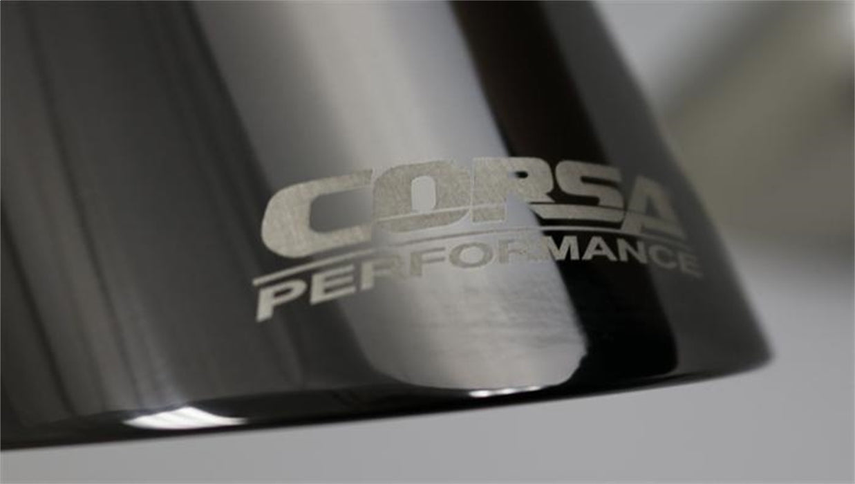 Corsa Performance TK007BLK Single 4.5 Inch Black Pro-Series Tip (Clamp Included) 2.5 Inch Inlet Fits 11-Present Dodge Durango, 5.7L V8 (2 Required) Stainless Steel Corsa Performance - Truck Part Superstore