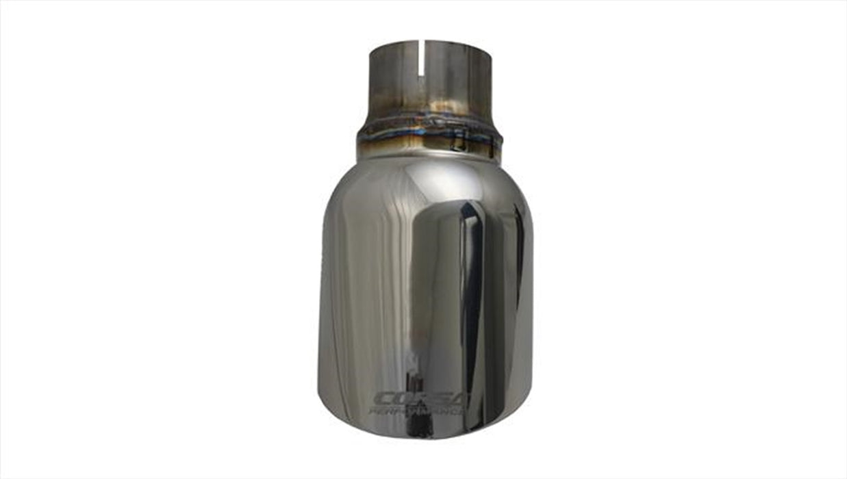Corsa Performance TK007 Single 4.5 Inch Polished Pro-Series Tip (Clamp Included) 2.5 Inch Inlet Fits 11-Present Dodge Durango, 5.7L V8 (2 Required) Stainless Steel Corsa Performance - Truck Part Superstore