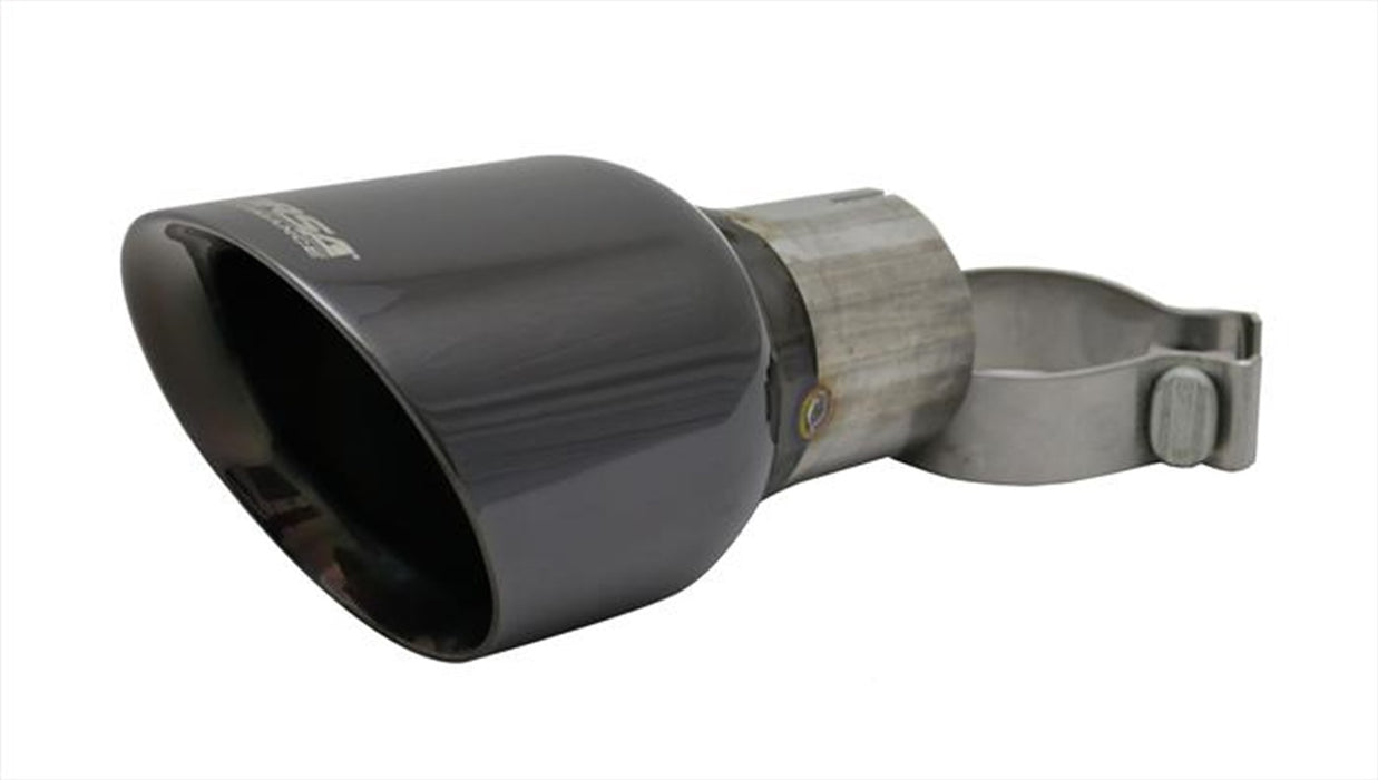 Corsa Performance TK008BLK Single 4.5 Inch Black Pro-Series Tip (Clamp Included) 2.75 Inch Inlet Universal Stainless Steel Corsa Performance - Truck Part Superstore