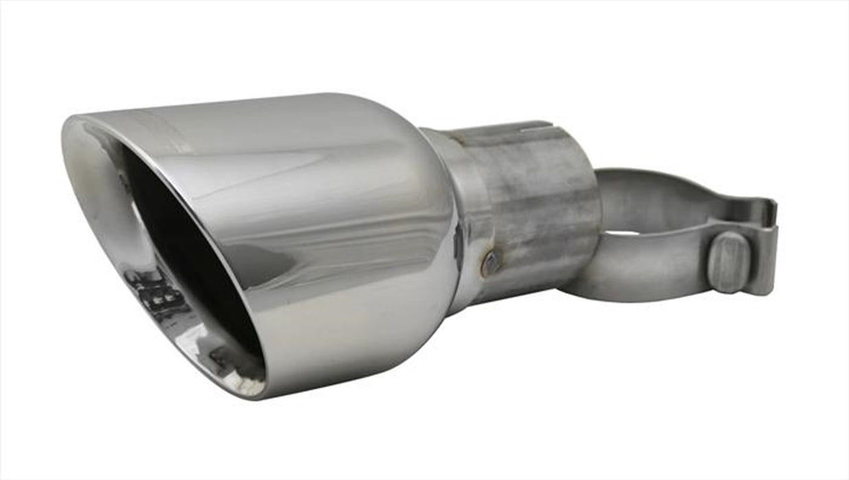 Corsa Performance TK008 Single 4.5 Inch Polished Pro-Series Tip (Clamp Included) 2.75 Inch Inlet Universal Stainless Steel Corsa Performance - Truck Part Superstore