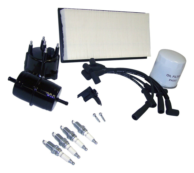 Crown Automotive Jeep Replacement TK18 Tune-Up Kit; Incl. Air Filter/Oil Filter/Spark Plugs; w/SAE Oil Filter Threads; - Truck Part Superstore
