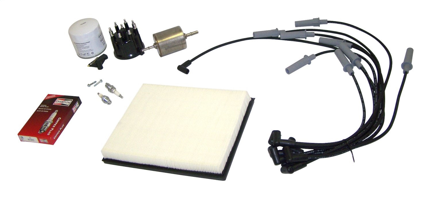 Crown Automotive Jeep Replacement TK23 Tune-Up Kit; Incl. Air Filter/Oil Filter/Spark Plugs; - Truck Part Superstore