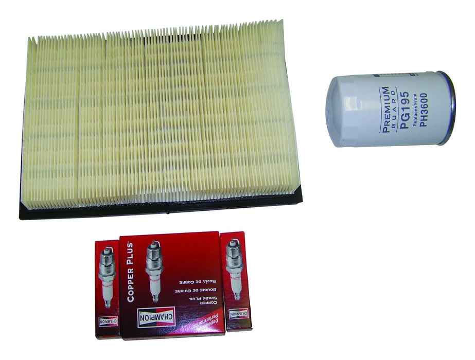 Crown Automotive Jeep Replacement TK42 Tune-Up Kit; Incl. Air Filter/Oil Filter/Spark Plugs; - Truck Part Superstore