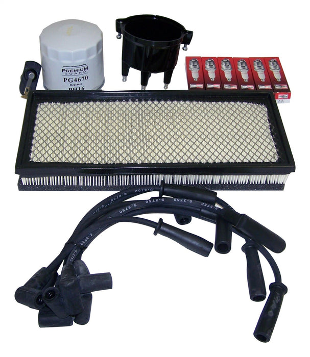 Crown Automotive Jeep Replacement TK4 Tune-Up Kit; Incl. Air Filter/Oil Filter/Spark Plugs; - Truck Part Superstore