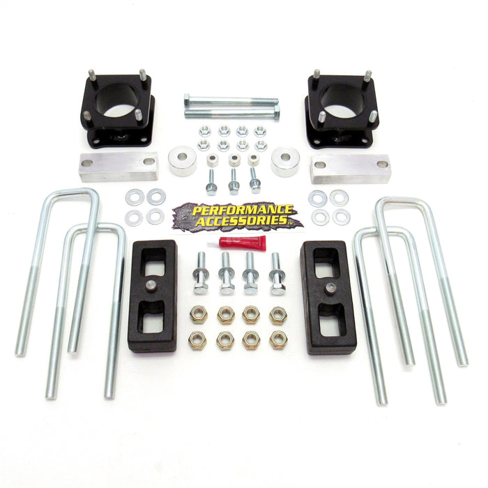 Performance Accessories PATL229PA Tundra 3-2 Level and Lift Kit 07-16 Toyota Tundra 2WD/4WD Gas Coil Spacers/Lift Blocks Performance Accessories - Truck Part Superstore