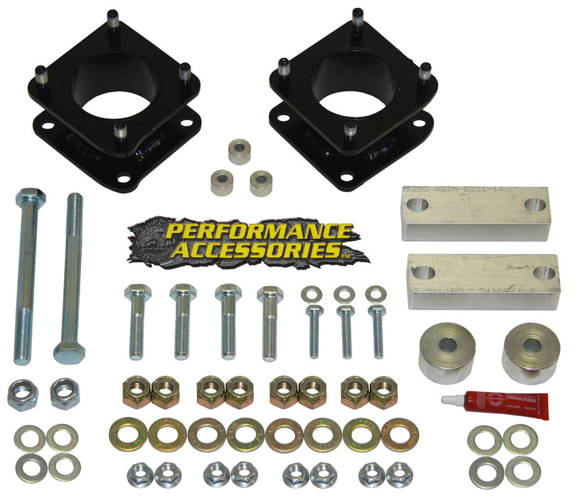 Performance Accessories PATL233PA Tundra 3 Inch Front Leveling Kit 07-16 Toyota Tundra 2WD/4WD Gas Strut Extension Performance Accessories - Truck Part Superstore