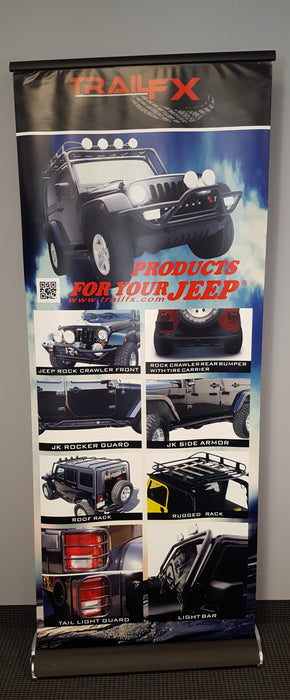 TrailFX TFX9002 Soft Tri-Fold Tonneau Cover Display With Stand - Truck Part Superstore