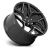Niche 1PC M2662090F8+25 M266 20X9 5X112 GL-BLK-MIL 25MM - Truck Part Superstore