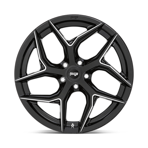 Niche 1PC M266200544+40 M266 20X10.5 5X112 GL-BLK-MIL 40MM - Truck Part Superstore
