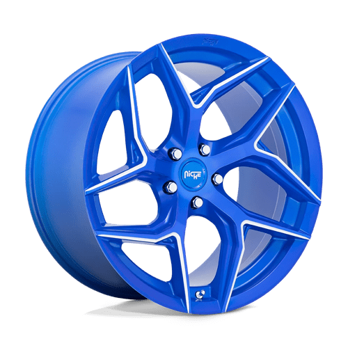 Niche 1PC M268200544+40 M268 20X10.5 5X112 BLUE-MILL 40MM - Truck Part Superstore