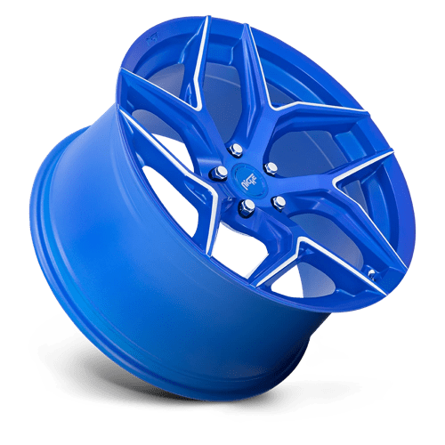 Niche 1PC M268200521+35 M268 20X10.5 5X120 BLUE-MILL 35MM - Truck Part Superstore