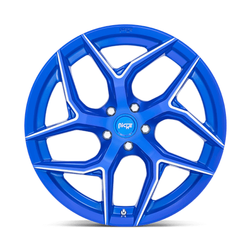 Niche 1PC M268209044+27 M268 20X9 5X112 BLUE-MILL 27MM - Truck Part Superstore