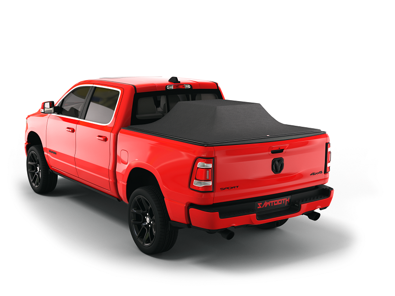 Sawtooth TR1055-10 Sawtooth STRETCH Expandable Tonneau Cover for 2020 - Present, Ram, 1500, 5'-7" Bed - Truck Part Superstore