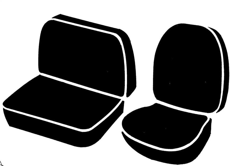 FIA TR40-71 NAVY Wrangler™ Custom Seat Cover; Saddle Blanket; Navy; Bench/Bucket Seats; Mid Back; - Truck Part Superstore