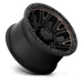 Fuel 1PC D82420907550 D824 20X9 5X5.0 M-BLK-DDT 1MM - Truck Part Superstore