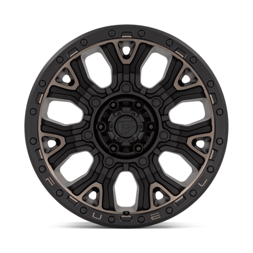 Fuel 1PC D82420008947 D824 20X10 6X135 M-BLK-DDT -18MM - Truck Part Superstore