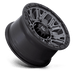 Fuel 1PC D82517908450 D825 17X9 6X5.5 M-GNMTL BLK-RG 1MM - Truck Part Superstore
