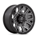 Fuel 1PC D82520901750 D825 20X9 8X170 M-GNMTL BLK-RG 1MM - Truck Part Superstore