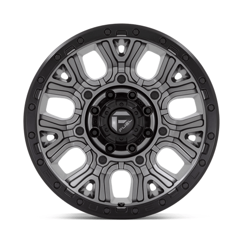 Fuel 1PC D82520901750 D825 20X9 8X170 M-GNMTL BLK-RG 1MM - Truck Part Superstore