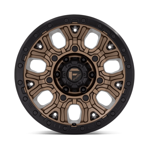 Fuel 1PC D82617908450 D826 17X9 6X5.5 M-BRZ BLK-RG 1MM - Truck Part Superstore