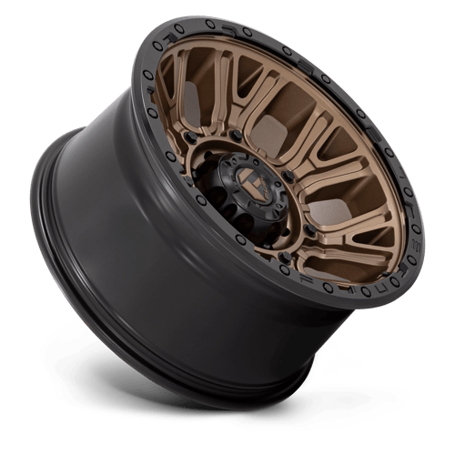 Fuel 1PC D82620001847 D826 20X10 8X180 M-BRZ BLK-RG -18MM - Truck Part Superstore