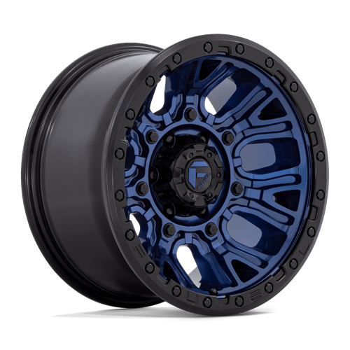 Fuel 1PC D82717908445 D827 17X9 6X5.5 DK-BLUE BLK-RG -12MM - Truck Part Superstore