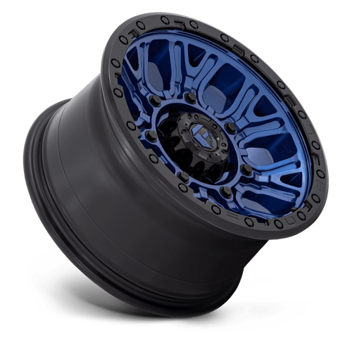 Fuel 1PC D82717908450 D827 17X9 6X5.5 DK-BLUE BLK-RG 1MM - Truck Part Superstore