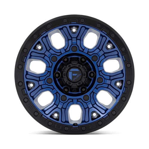 Fuel 1PC D82717908450 D827 17X9 6X5.5 DK-BLUE BLK-RG 1MM - Truck Part Superstore