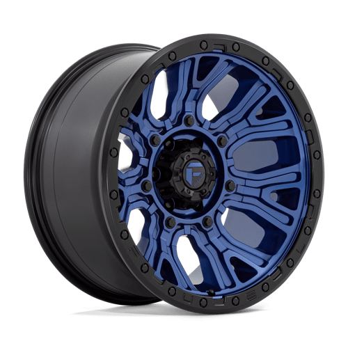 Fuel 1PC D82720008447 D827 20X10 6X5.5 DK-BLUE BLK-RG -18MM - Truck Part Superstore