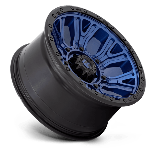 Fuel 1PC D82720008947 D827 20X10 6X135 DK-BLUE BLK-RG -18MM - Truck Part Superstore