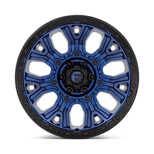 Fuel 1PC D82720008447 D827 20X10 6X5.5 DK-BLUE BLK-RG -18MM - Truck Part Superstore