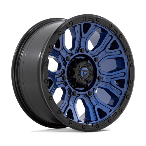 Fuel 1PC D82720908450 D827 20X9 6X5.5 DK-BLUE BLK-RG 1MM - Truck Part Superstore