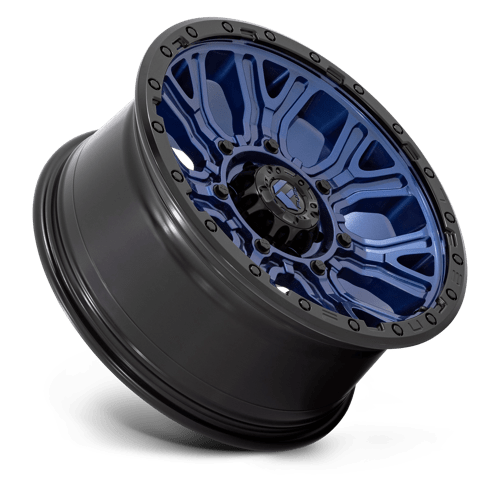 Fuel 1PC D82720908450 D827 20X9 6X5.5 DK-BLUE BLK-RG 1MM - Truck Part Superstore