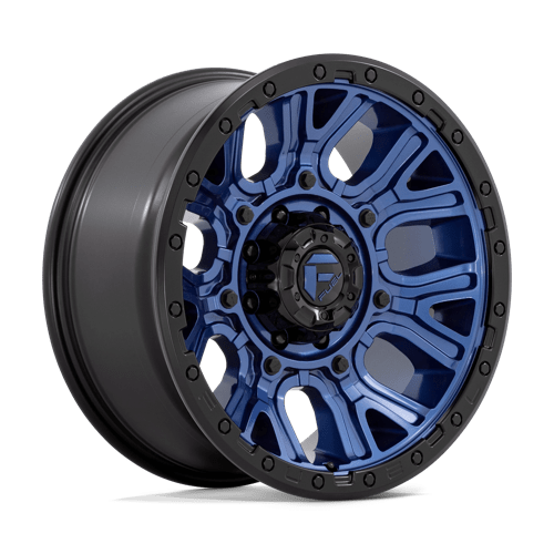 Fuel 1PC D82720901750 D827 20X9 8X170 DK-BLUE BLK-RG 1MM - Truck Part Superstore
